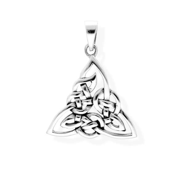 viTalisman Unisex Amulett Kettenanhänger keltisch Triquetra aus 925 Sterling Silber versiegelt anlaufgeschützt 37005