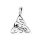 viTalisman Unisex Amulett Kettenanhänger keltisch Triquetta aus 925 Sterling Silber versiegelt anlaufgeschützt 37005