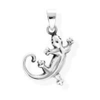 viTalisman Unisex Amulett Kettenanh&auml;nger animalisch Gecko aus 925 Sterling Silber versiegelt anlaufgesch&uuml;tzt 37011