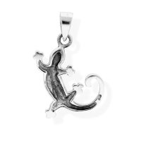viTalisman Unisex Amulett Kettenanh&auml;nger animalisch Gecko aus 925 Sterling Silber versiegelt anlaufgesch&uuml;tzt 37011