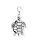 viTalisman Unisex Amulett Kettenanhänger animalisch Schildkröte aus 925 Sterling Silber geschwärzt 37013