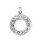 viTalisman Unisex Amulett Kettenanhänger symbolisch keltischer Kreis aus 925 Sterling Silber geschwärzt 37020