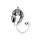 viTalisman Unisex Amulett Kettenanhänger keltisch Wasserdrache aus 925 Sterling Silber geschwärzt 37036