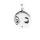 viTalisman Unisex Amulett Kettenanhänger himmlisch Himmelscheibe Nebra aus 925 Sterling Silber geschwärzt 37050
