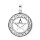 viTalisman Unisex Amulett Kettenanhänger keltisch Pentakel aus 925 Sterling Silber geschwärzt 36002