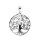 viTalisman Unisex Amulett Kettenanhänger keltisch Lebensbaum aus 925 Sterling Silber geschwärzt 36005