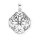 viTalisman Unisex Amulett Kettenanhänger keltisch keltisches Kreuz aus 925 Sterling Silber geschwärzt 36007