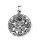 viTalisman Unisex Amulett Kettenanhänger keltisch Aurea - Keltenkreuz aus 925 Sterling Silber geschwärzt 36011