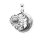 viTalisman Unisex Amulett Kettenanhänger himmlisch Sonne,Mond & Sterne aus 925 Sterling Silber geschwärzt 36013