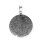 viTalisman Unisex Amulett Kettenanhänger symbolisch Enneagramm aus 925 Sterling Silber geschwärzt 36025