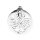 viTalisman Unisex Amulett Kettenanhänger keltisch Shamrock aus 925 Sterling Silber geschwärzt 36030