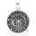 viTalisman Unisex Amulett Kettenanhänger himmlisch Zodiakus aus 925 Sterling Silber geschwärzt 36037