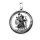 viTalisman Unisex Amulett Kettenanhänger christlich Christophorus aus 925 Sterling Silber geschwärzt 36043