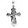 viTalisman Unisex Amulett Kettenanhänger symbolisch Kreuz aus 925 Sterling Silber geschwärzt 36056