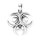viTalisman Unisex Amulett Kettenanhänger symbolisch Gaelach aus 925 Sterling Silber geschwärzt 36068
