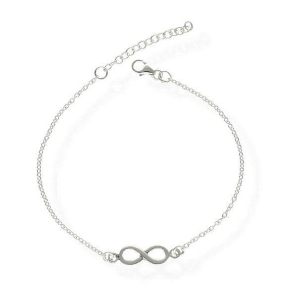 925 Silber Armkette Infinity Charm Damen-Armband Armkettchen ak05