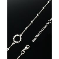 925 Silber Armkette Silberkugel Charm Damen-Armband Armkettchen-28