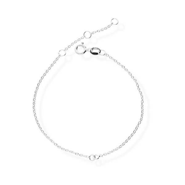 925 Silber Armkette Silberringe Charm Damen-Armband Armkettchen-34