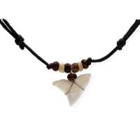 Unisex Surferkette mit Ocean-Anh&auml;nger &amp; Holzperlen | Verstellbare Baumwollkette | 3 Farbvarianten