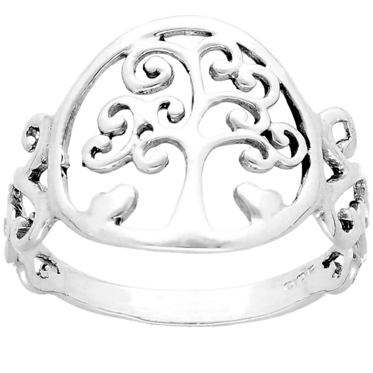 Echter Sterling Silber Ohrringe Baum des Lebens 925 punziert massiv Echter Sterling Silber Ohrringe Baum des Lebens 925 punziert massiv