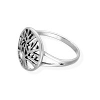 Damenring 925 Sterling Silber Ring keltischer Lebensbaum...