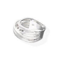viTalisman Damen Ring 925 Sterling Silber mattiert sr-4