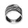 viTalisman Damen Ring 925 Sterling Silber Dunkel Oxidiert sr-7