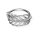 Damen Ring 925 Sterling Silber Feder Blatt vereist sr-10