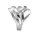 viTalisman Damen Ring 925 Sterling Silber mattiert sr-18