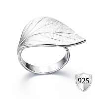 Floral Damen Ring 925 Sterling Silber – Vereiste...