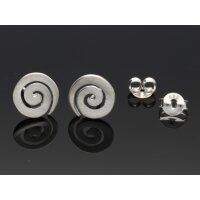 Ohrstecker Silber 925 Damen Ohrringe Spirale viTalisman