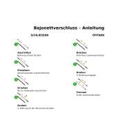 Kautschukkette mit Edelstahl Bajonettverschluss –...