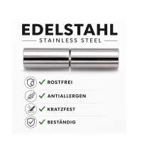 Lederband Kette mit Edelstahl Bajonettverschluss &ndash; Lederkette f&uuml;r Anh&auml;nger Damen &amp; Herren