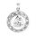 viTalisman Unisex Amulett Kettenanhänger keltisch Valknut Wotansknoten aus 925 Sterling Silber geschwärzt 36016
