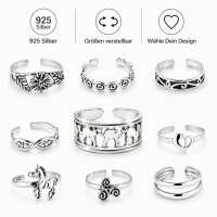 925 Silber Zehenring – 9 trendige Designs zur...