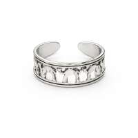 925 Silber Zehenring &ndash; 9 trendige Designs zur Auswahl &ndash; Verstellbarer Fu&szlig;schmuck