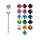 Feiner Nasenschmuck 925 Silber mit Zirkonia – dezenter Nose Stud / Ring für Damen