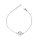 925 Silber Armkette Spirale Unendlichkeit Charm Damen-Armband Armkettchen ak57