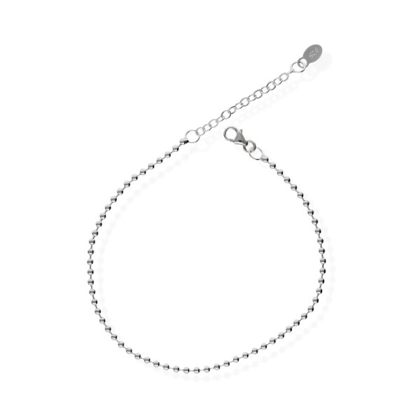 925 Silber Armkette Silberperlenkette Damen-Armband Armkettchen ak68