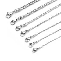 Schlangenkette Edelstahlkette stainless steel unisex Chirurgenstahl Halskette 20512