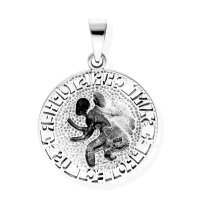 Amulett Kettenanh&auml;nger Kette Anh&auml;nger christlich Christophorus 925 Sterling Silber unisex 36085