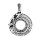 Amulett Kette Anhänger Kettenanhänger Midgardschlange nordisch keltisch Schlange 925 Sterling Silber 36088
