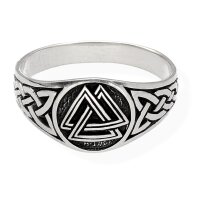 Valknut Ring Wotansknoten keltisch Odin 925 Sterling...
