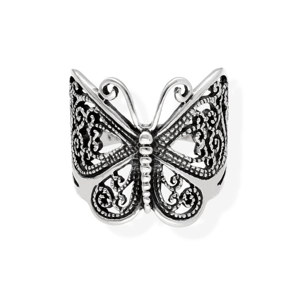 Schmetterling Ring Damenring butterfly 925 Sterling Silber Motivring  msr55