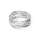 Wickelring Damen 925 Silber – abstrakter Damenring aus Sterling Silber – breiter Fingerring modern handgefertigt